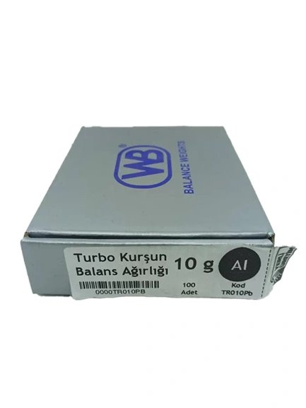 10 Gram Aluminyum Çakma Balans Kurşunu WB