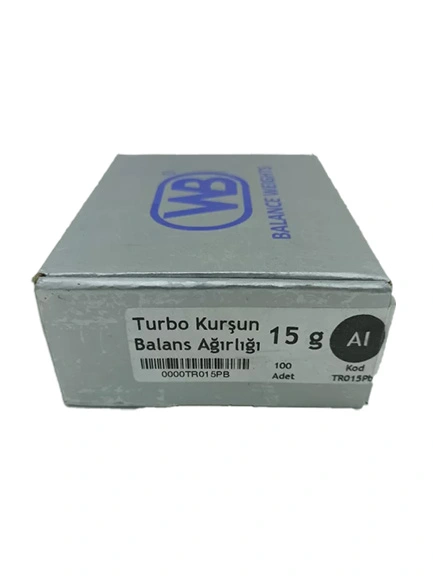 15 Gram Aluminyum Balans Kurşunu WB