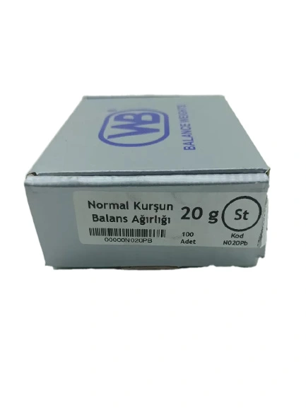 20 Gram Standart Balans Kurşunu WB