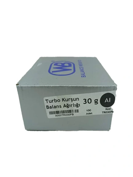 30 Gram Aluminyum Balans Kurşunu WB