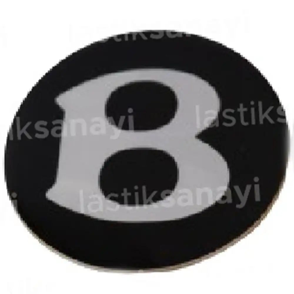 Bentley Jant Göbeği Stickerı 56 mm. 1 Adet