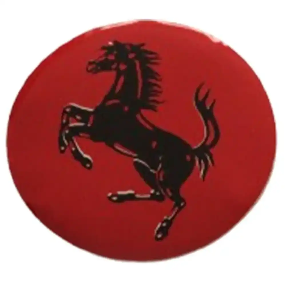 Ferrari Kırmızı Jant Göbeği Logosu 56 mm. 1 Adet