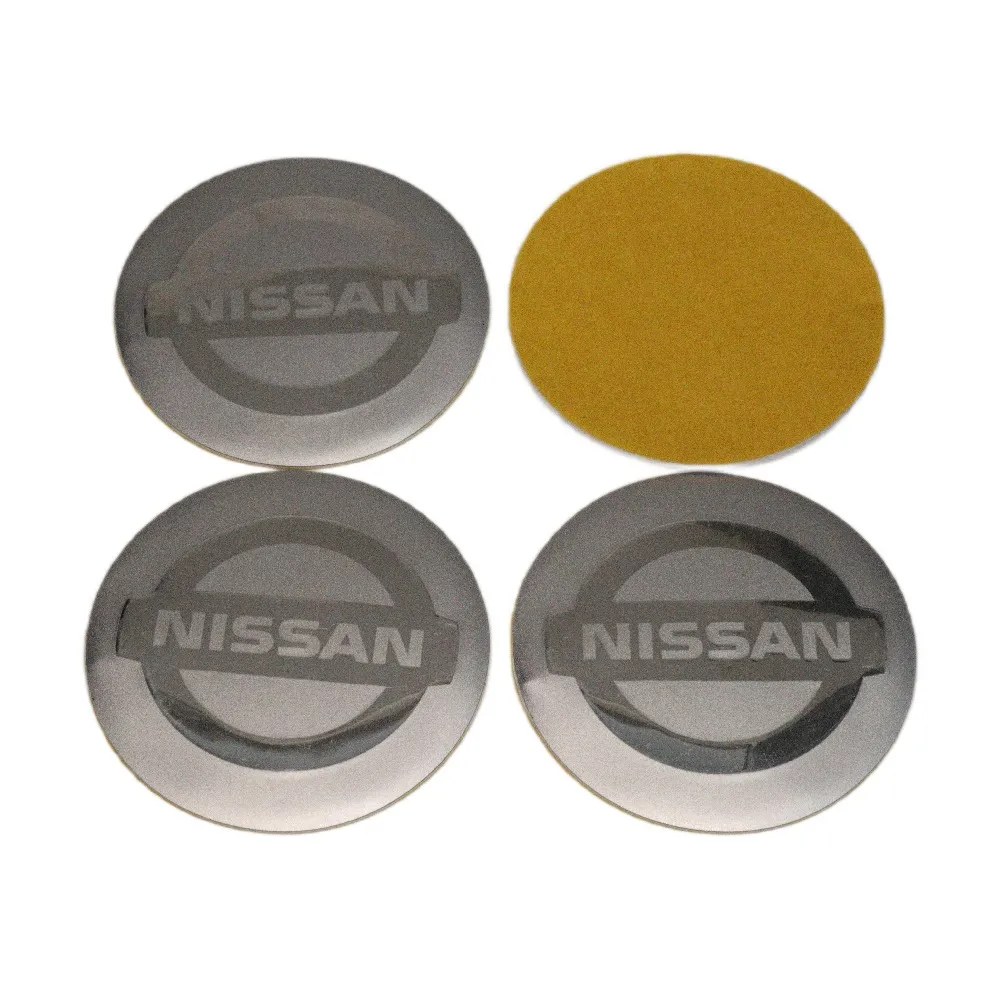 Nissan Gri Jant Göbeği Sticker 56 mm.