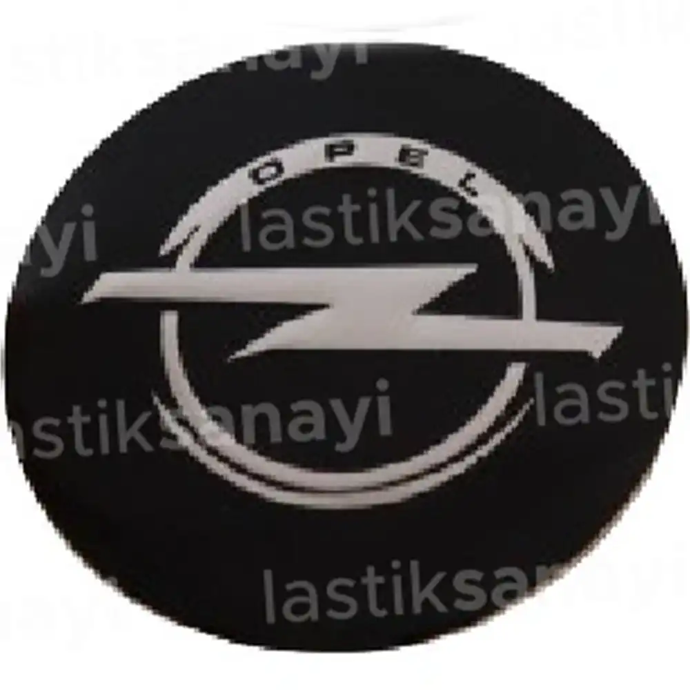 Opel Jant Göbeği Stickerı 56 mm. 1 Adet