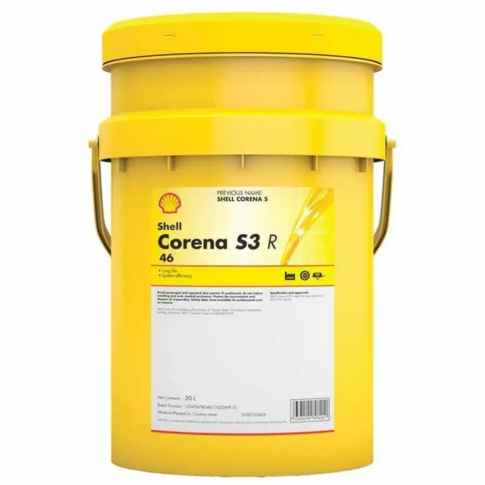 Shell Corena S3 R 46_1*20 lt  Kompresör Yağı