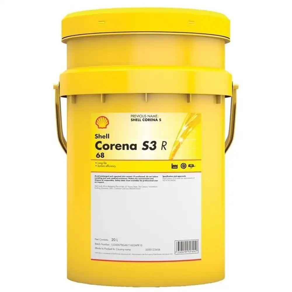 Shell Corena S3 R 68_1*20 lt  Kompresör Yağı