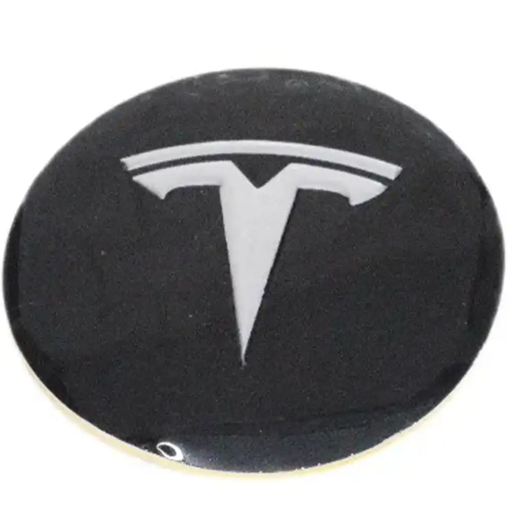 Tesla Jant Göbeği Sticker 56 mm. 1 Adet