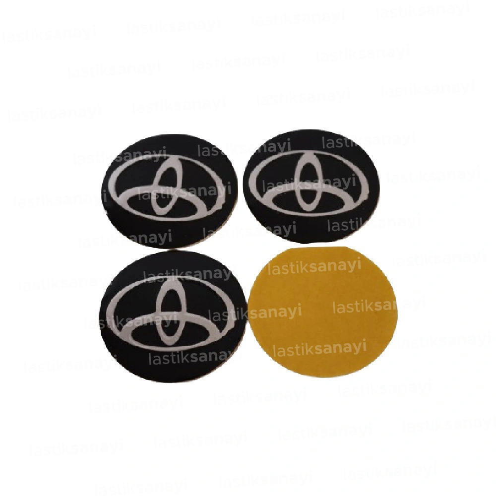 Toyota Jant Göbeği Stickerı 56 mm. 1 Adet