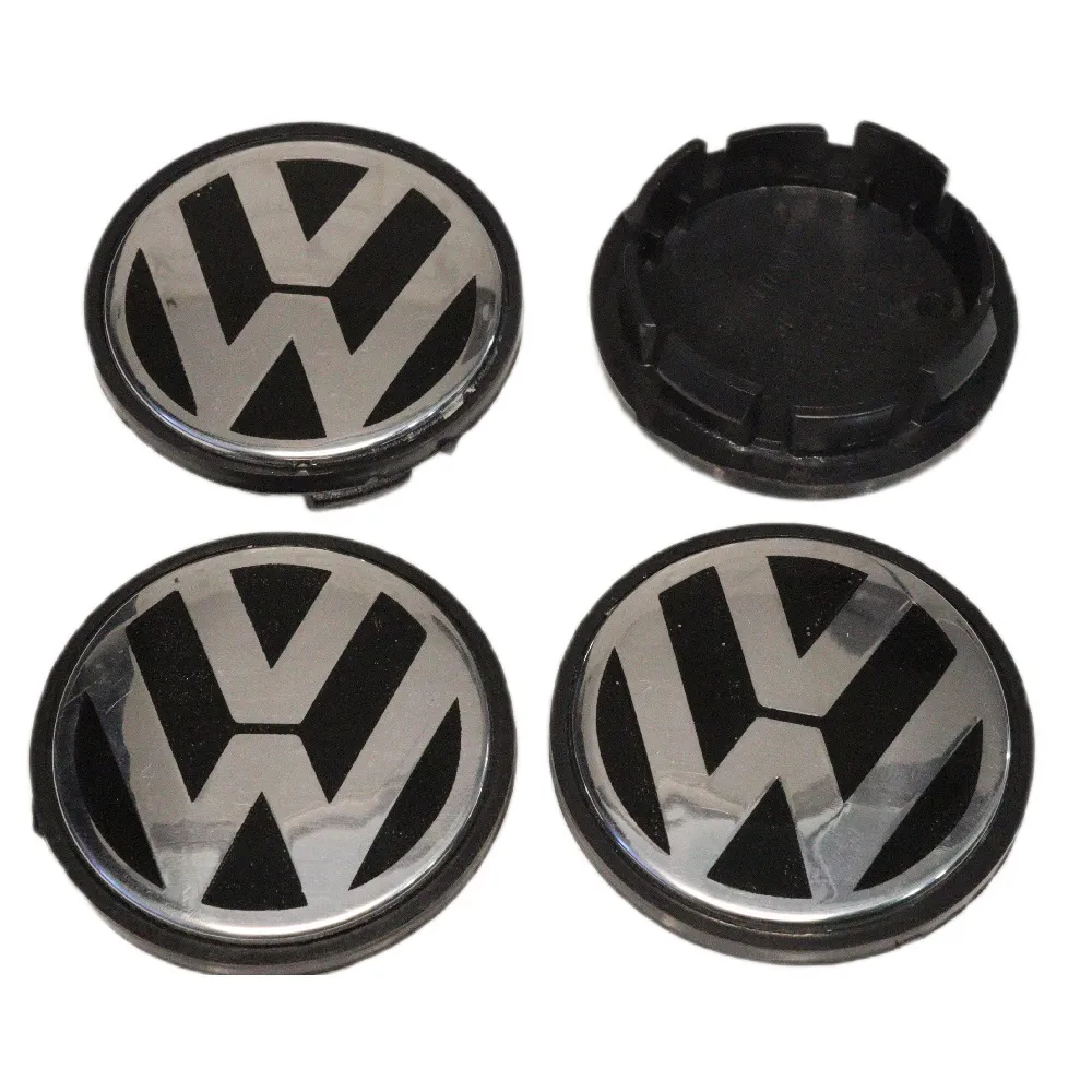 Volkswagen Metal Geçme Logolu Jant Göbeği 67 x 56 mm.  1 Adet